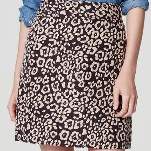 Classic leopard skirt LOFT